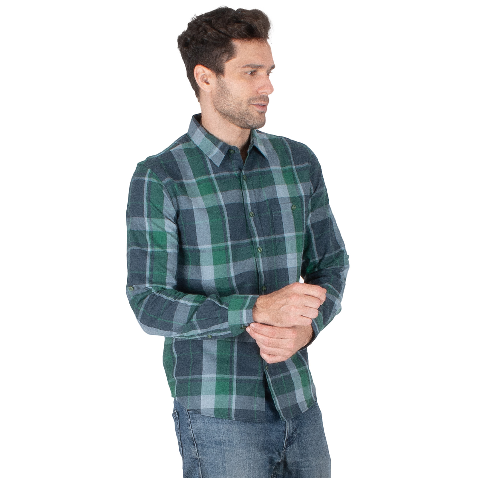 Foto 5 pulgar | Camisa Generra A Cuadros Para Hombre Nueva Temporada