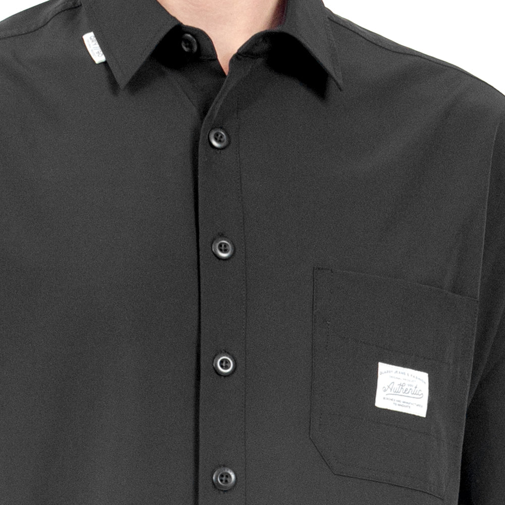 Foto 4 | Camisa de Nylon con Bolsa y Parche Quarry Negra para Hombre