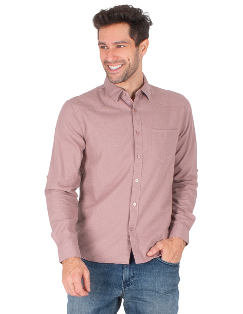 Generra | Camisa Casual Para Hombre, Manga Larga