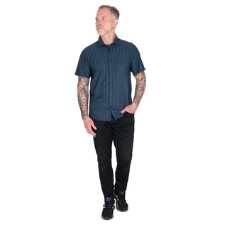 Foto 3 | Generra | Camisa De Rayas Manga Corta Para Hombre