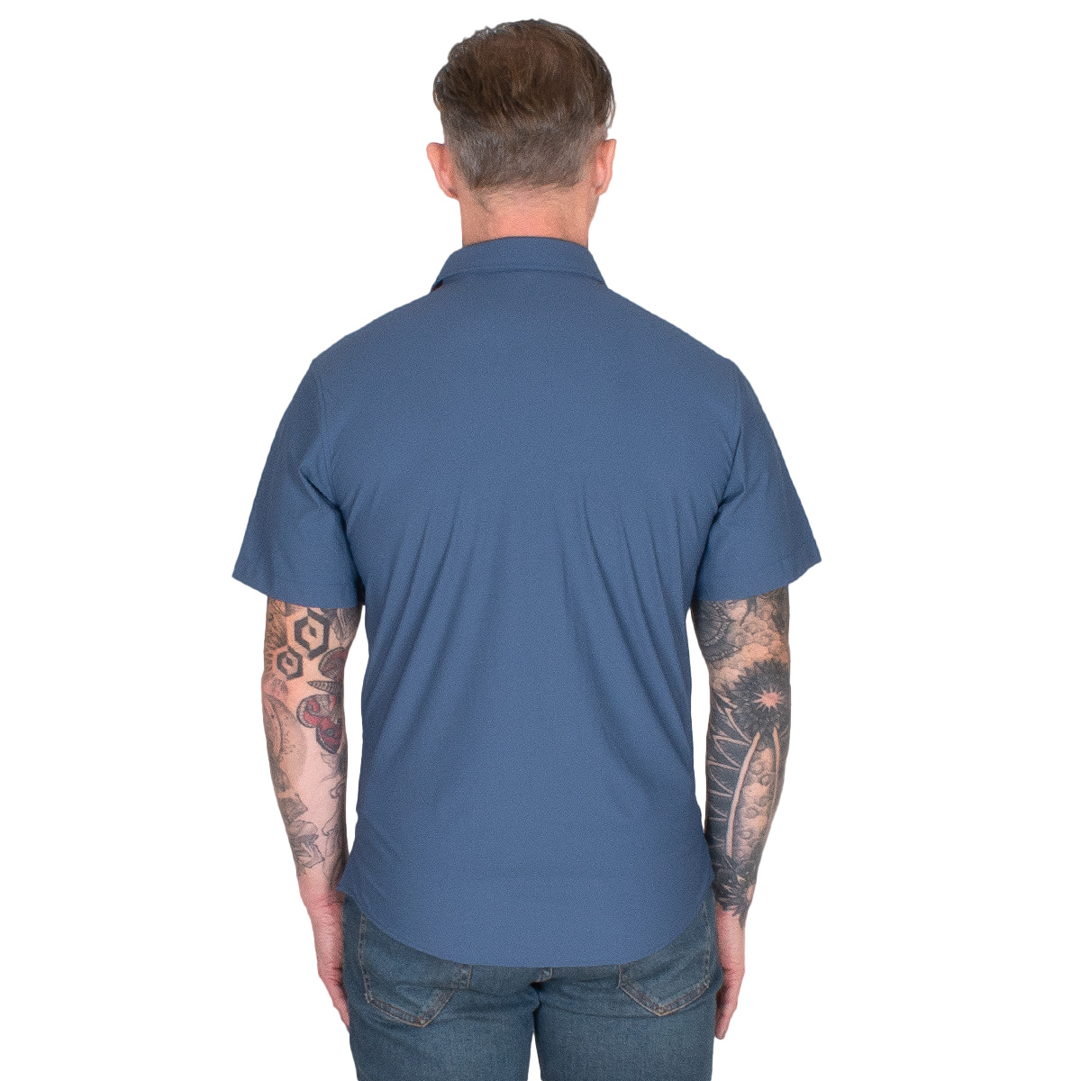 Foto 3 pulgar | Generra | Camisa Casual De Manga Corta Para Hombre