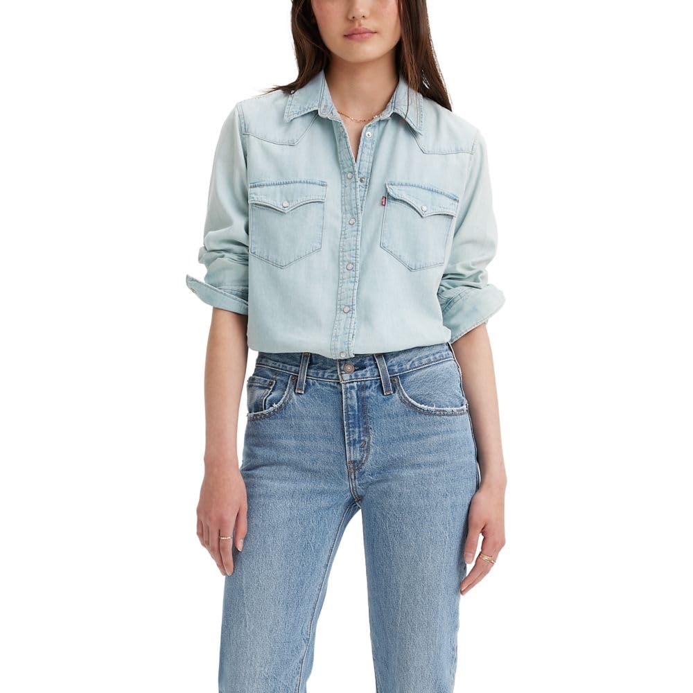 Camisa Levi's The Ultimate Western Para Mujer Small Talk Medium - Venta Internacional.