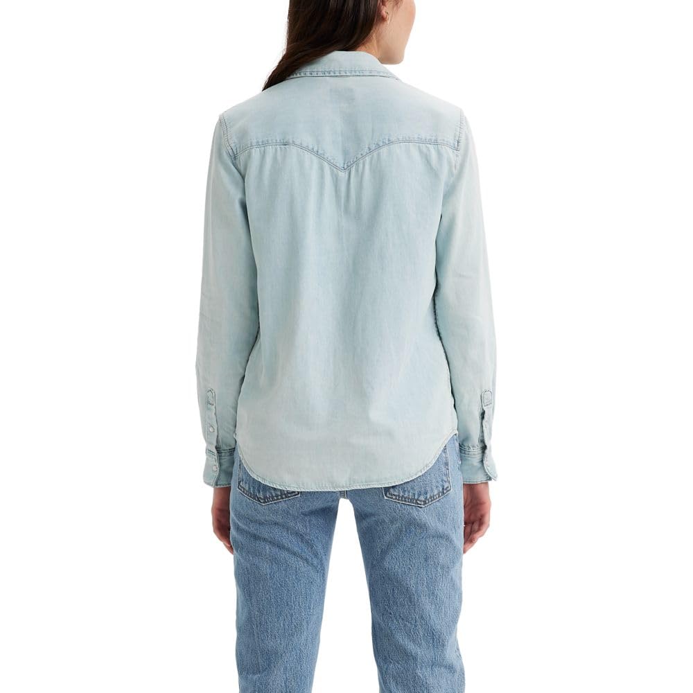Foto 3 pulgar | Camisa Levi's The Ultimate Western Para Mujer Small Talk Medium - Venta Internacional.