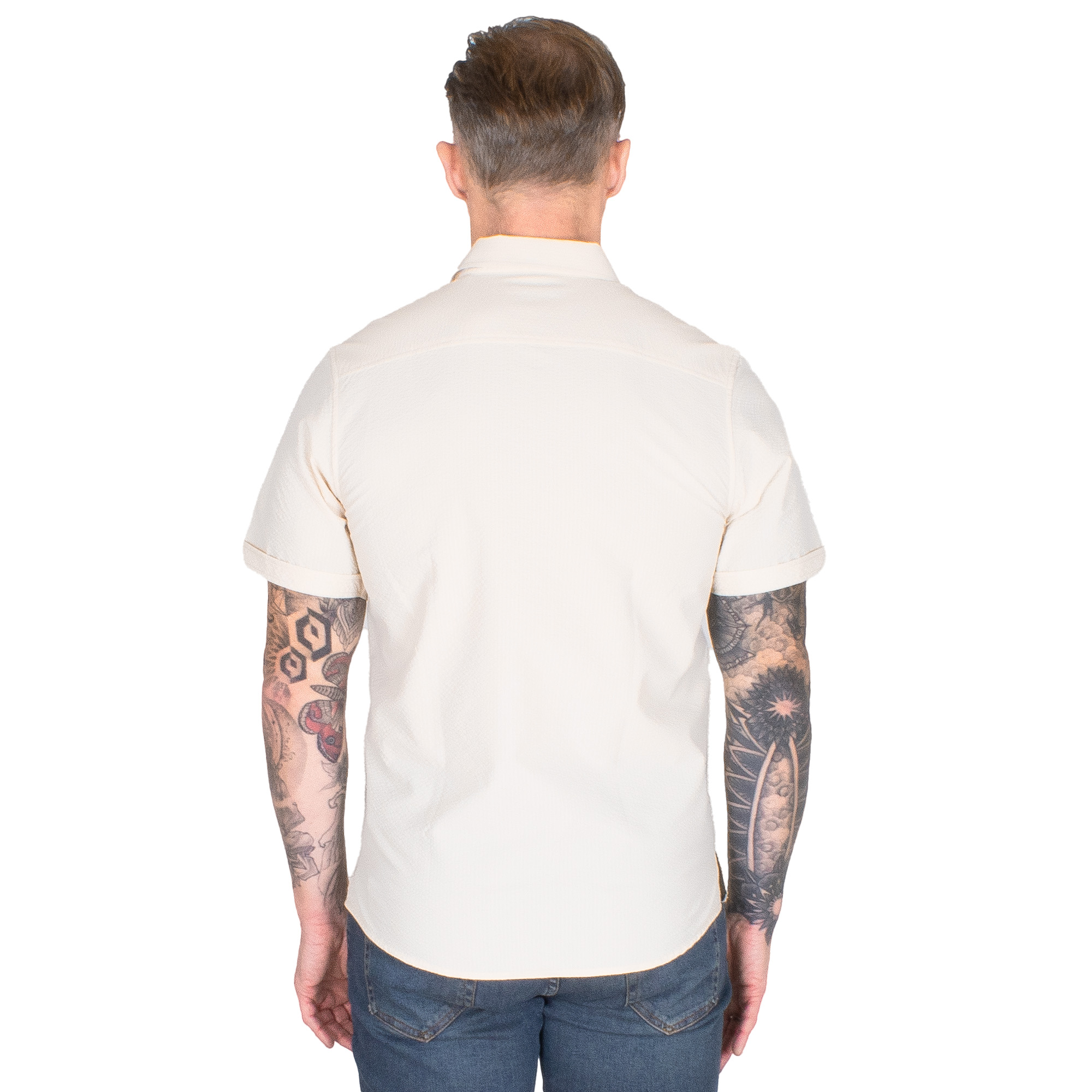 Foto 3 pulgar | Generra | Camisa Casual Manga Corta Para Hombre
