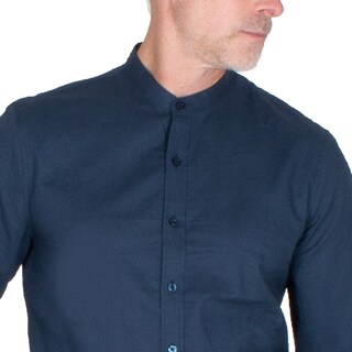 Foto 4 | Generra | Camisa Manga Larga, Cuello Mao Para Hombre