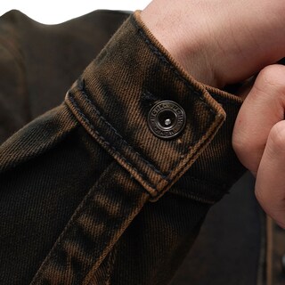 Foto 4 | Sobrecamisa De Mezclilla Mchk. Bolsillos Al Frente, Caballero, Color Roca. Modelo 8074