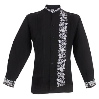 Foto 1 | Guayabera Teya Artesanal Manga Larga Para Hombre