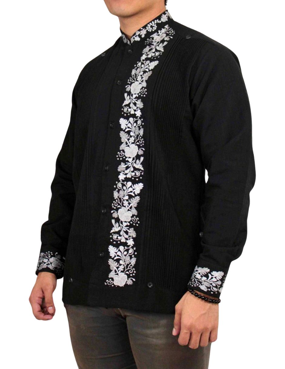 Foto 3 pulgar | Guayabera Teya Artesanal Manga Larga Para Hombre