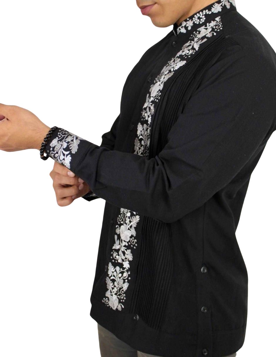 Foto 4 pulgar | Guayabera Teya Artesanal Manga Larga Para Hombre
