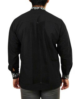 Foto 5 | Guayabera Teya Artesanal Manga Larga Para Hombre