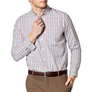 Foto 1 | Felker Camisa Para Hombre Blanco Multicolor, Slim Fit