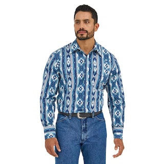 Foto 1 | Camisa Vaquera Wrangler Hombre Checotah Regular Manga Larga 911 Multicolor