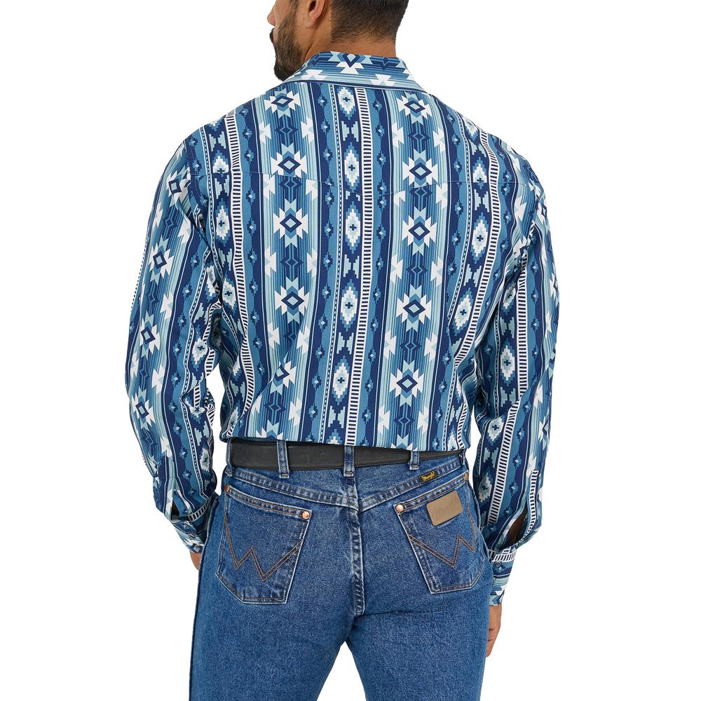Foto 4 pulgar | Camisa Vaquera Wrangler Hombre Checotah Regular Manga Larga 911 Multicolor