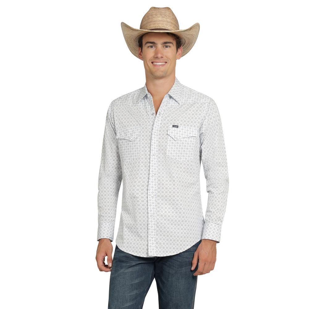 Foto 2 pulgar | Camisa Vaquera Wrangler Hombre 20 Extreme Slim Manga Larga 819 Blanco
