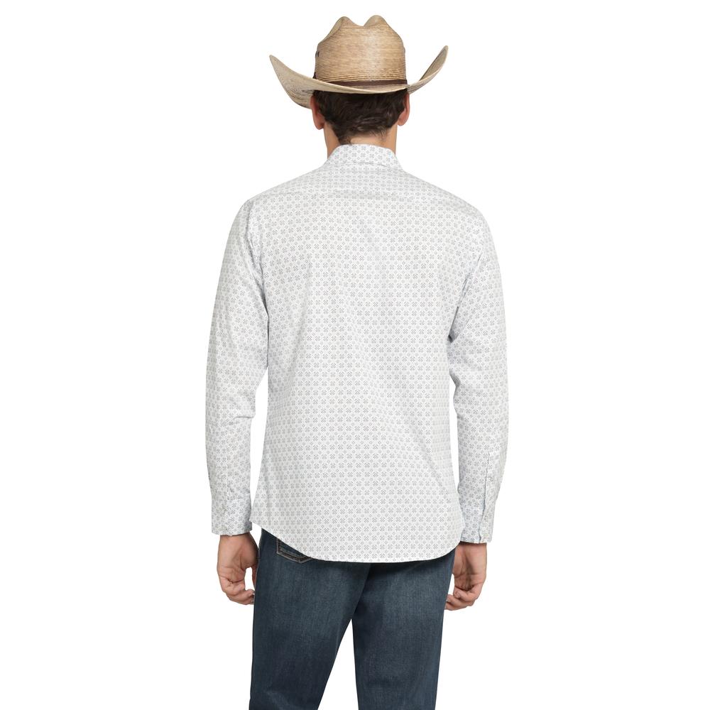 Foto 3 | Camisa Vaquera Wrangler Hombre 20 Extreme Slim Manga Larga 819 Blanco