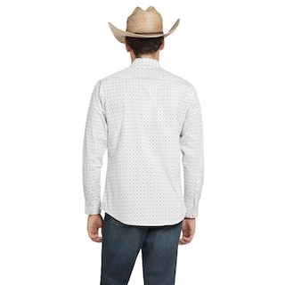 Foto 3 | Camisa Vaquera Wrangler Hombre 20 Extreme Slim Manga Larga 819 Blanco