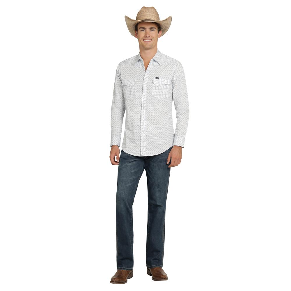 Foto 5 pulgar | Camisa Vaquera Wrangler Hombre 20 Extreme Slim Manga Larga 819 Blanco
