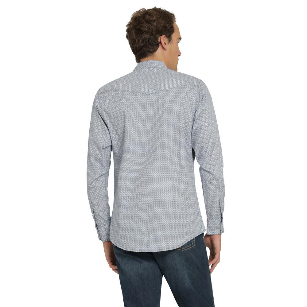 Foto 4 pulgar | Camisa Vaquera Wrangler Hombre 20 Extreme Slim Manga Larga 485 Azul