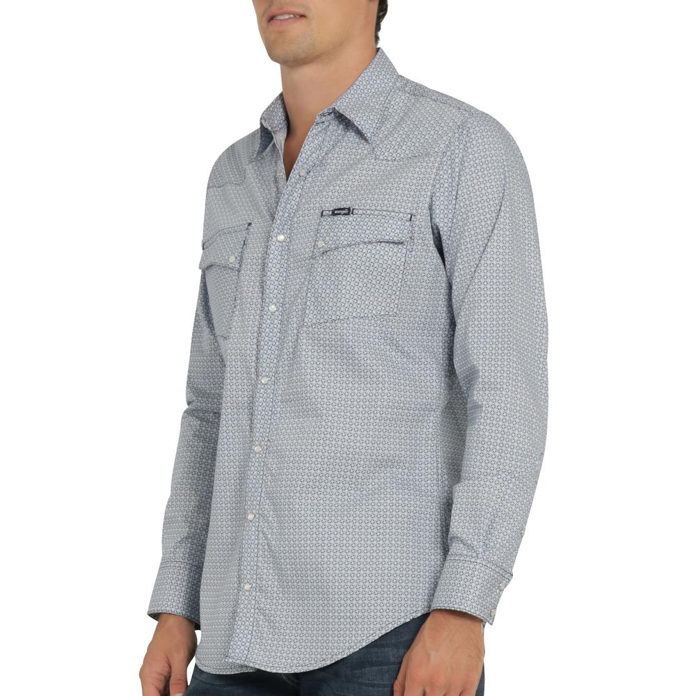 Foto 6 pulgar | Camisa Vaquera Wrangler Hombre 20 Extreme Slim Manga Larga 485 Azul