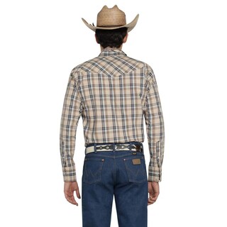 Foto 3 | Camisa Vaquera Wrangler Hombre Painted Desert Regular Manga Larga 520 Beige