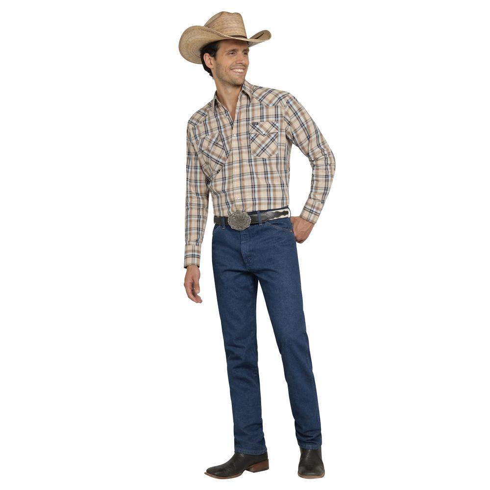 Foto 5 pulgar | Camisa Vaquera Wrangler Hombre Painted Desert Regular Manga Larga 520 Beige