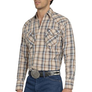 Foto 5 | Camisa Vaquera Wrangler Hombre Painted Desert Regular Manga Larga 520 Beige