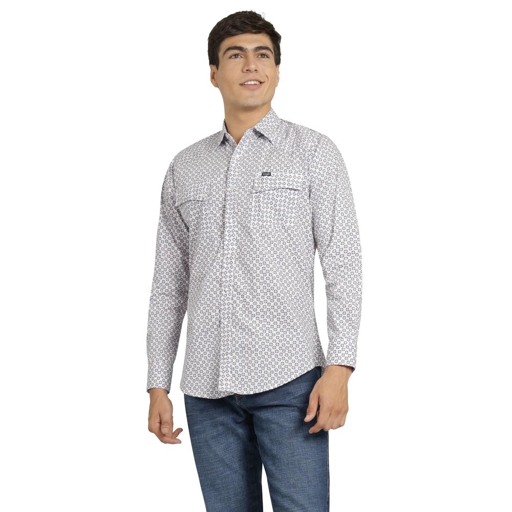 Foto 2 pulgar | Camisa Vaquera Wrangler Hombre 20 Extreme Slim Manga Larga 605 Blanco