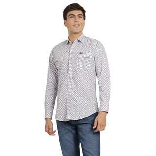 Foto 1 | Camisa Vaquera Wrangler Hombre 20 Extreme Slim Manga Larga 605 Blanco