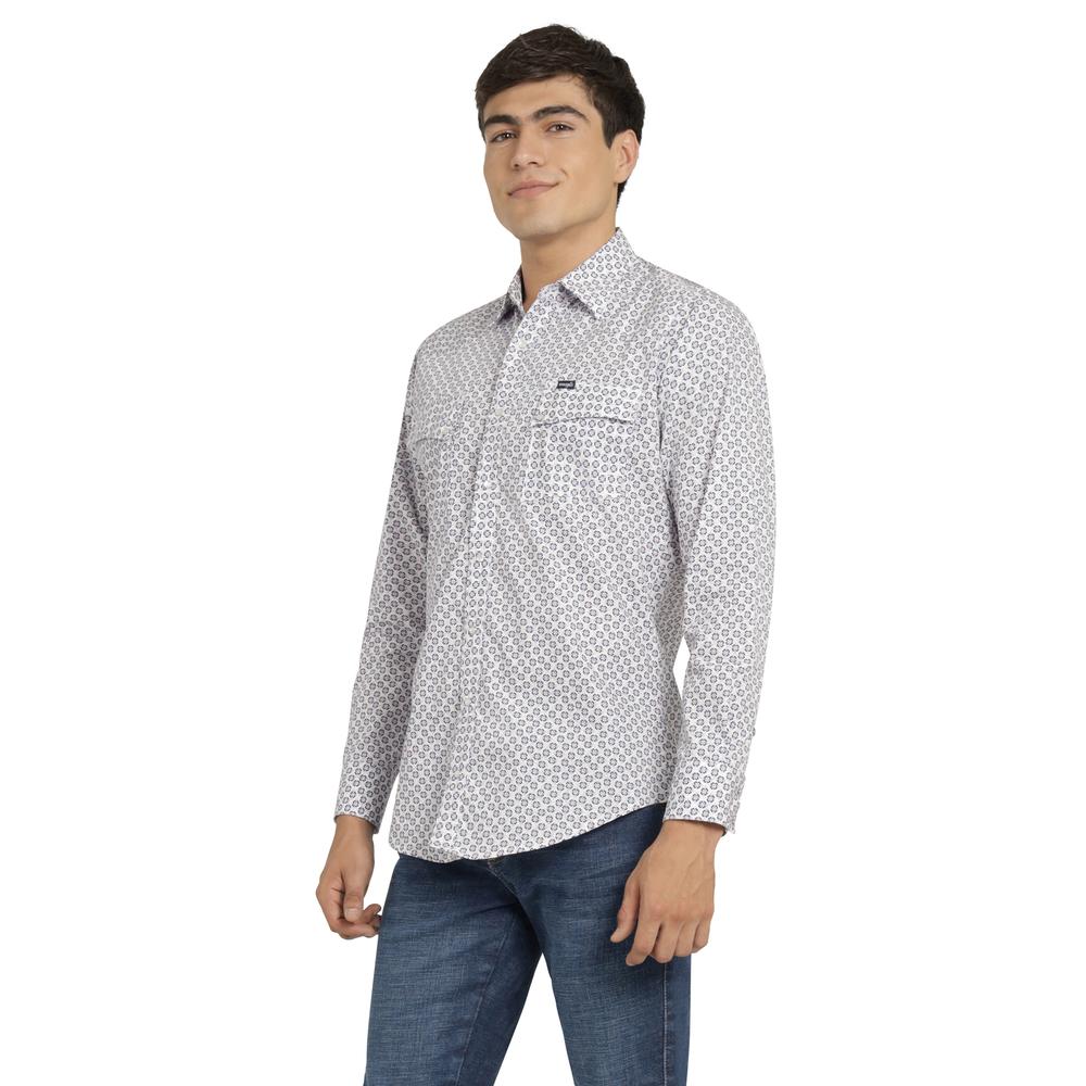 Foto 3 pulgar | Camisa Vaquera Wrangler Hombre 20 Extreme Slim Manga Larga 605 Blanco