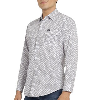 Foto 5 | Camisa Vaquera Wrangler Hombre 20 Extreme Slim Manga Larga 605 Blanco