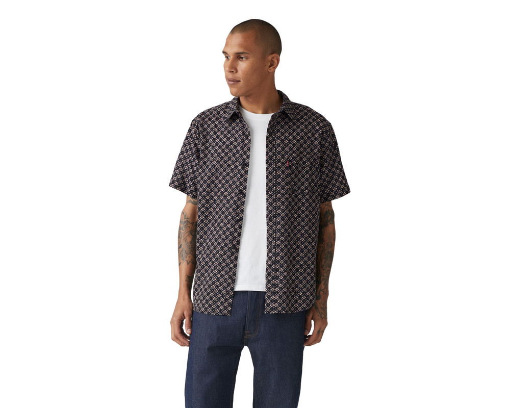 Foto 2 pulgar | Camisa Clásica Levi’s Negro para Hombre