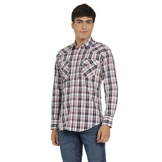 Foto 1 | Camisa Vaquera Wrangler Hombre Painted Desert Regular Manga Larga 468 Blanco
