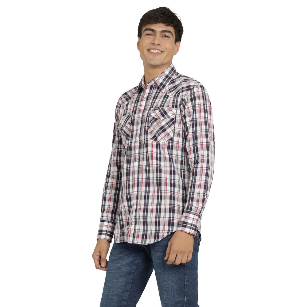 Foto 3 pulgar | Camisa Vaquera Wrangler Hombre Painted Desert Regular Manga Larga 468 Blanco