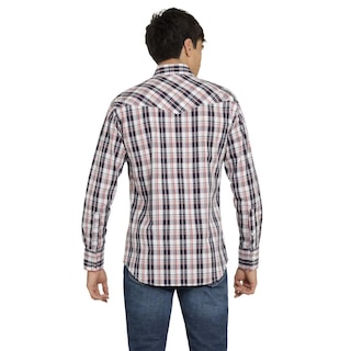 Foto 3 | Camisa Vaquera Wrangler Hombre Painted Desert Regular Manga Larga 468 Blanco