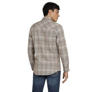 Foto 3 | Camisa Vaquera Wrangler Hombre 20 Extreme Slim Manga Larga 486 Cafe