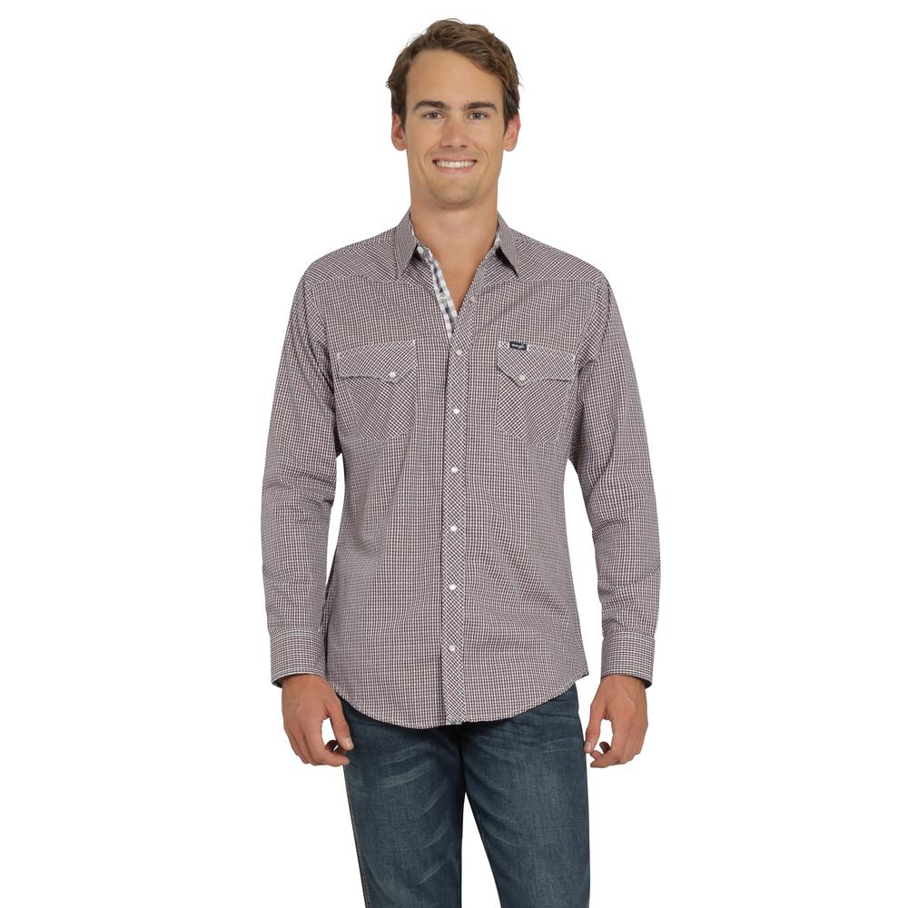 Camisa Vaquera Wrangler Hombre Retro Slim Manga Larga 534 Violeta