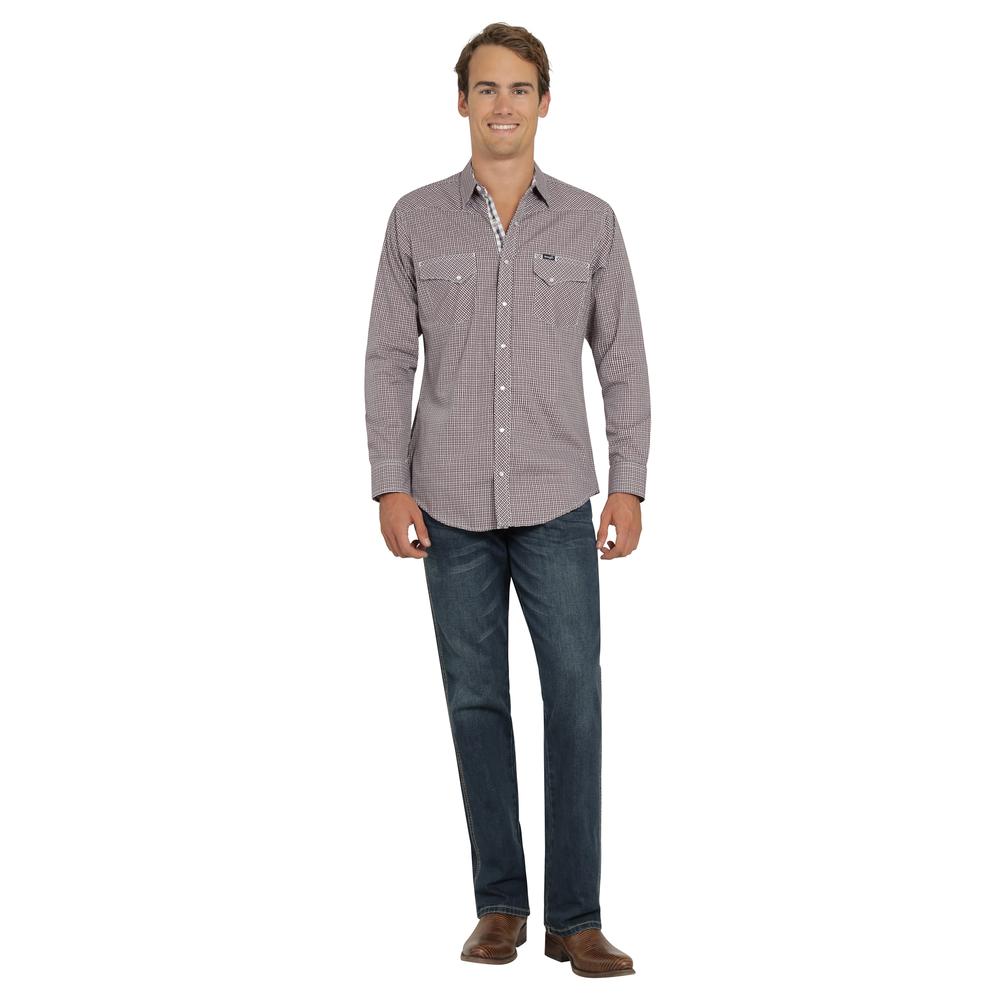 Foto 5 pulgar | Camisa Vaquera Wrangler Hombre Retro Slim Manga Larga 534 Violeta
