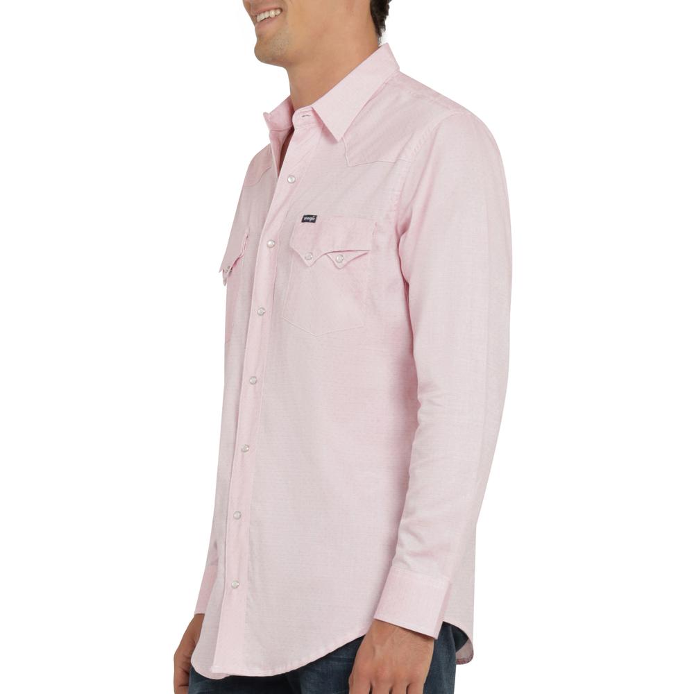 Foto 6 pulgar | Camisa Vaquera Wrangler Hombre 20 Extreme Slim Manga Larga 762 Rosa