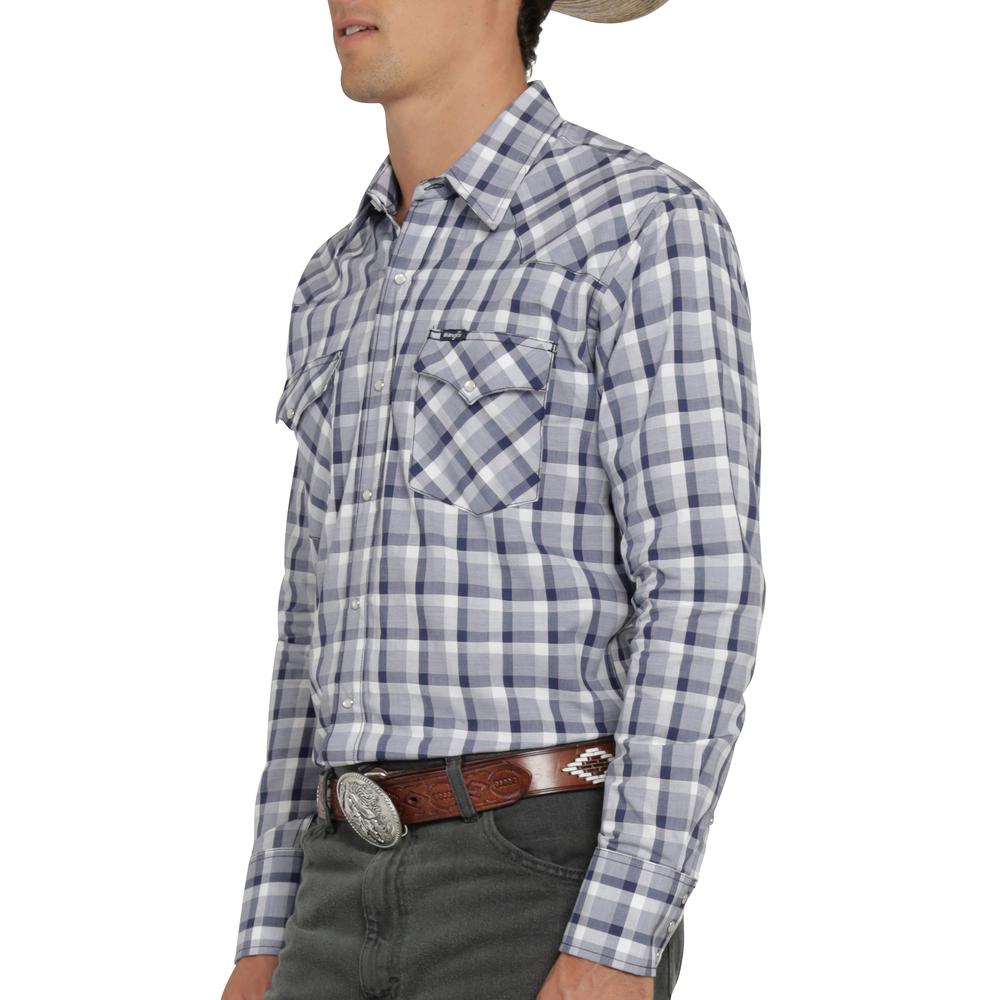 Foto 6 pulgar | Camisa Vaquera Wrangler Hombre Painted Desert Regular Manga Larga 467 Azul Marino