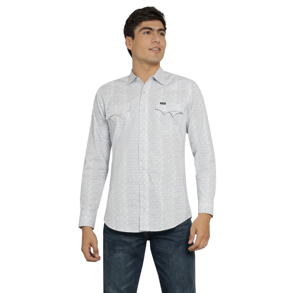 Foto 2 pulgar | Camisa Vaquera Wrangler Hombre 20 Extreme Slim Manga Larga 816 Blanco