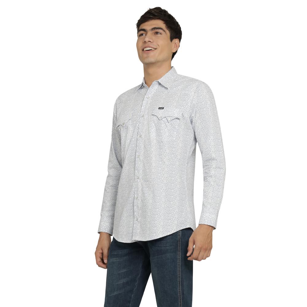 Foto 3 pulgar | Camisa Vaquera Wrangler Hombre 20 Extreme Slim Manga Larga 816 Blanco