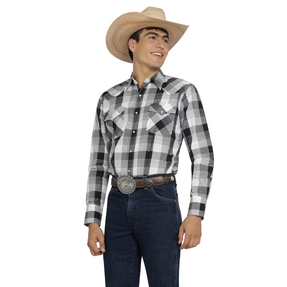 Foto 3 pulgar | Camisa Vaquera Wrangler Hombre Painted Desert Regular Manga Larga 526 Negro