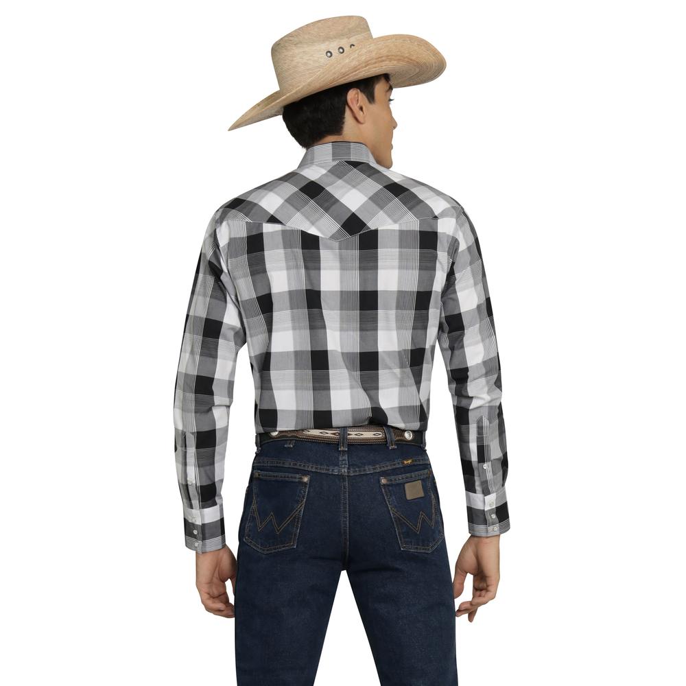 Foto 4 pulgar | Camisa Vaquera Wrangler Hombre Painted Desert Regular Manga Larga 526 Negro