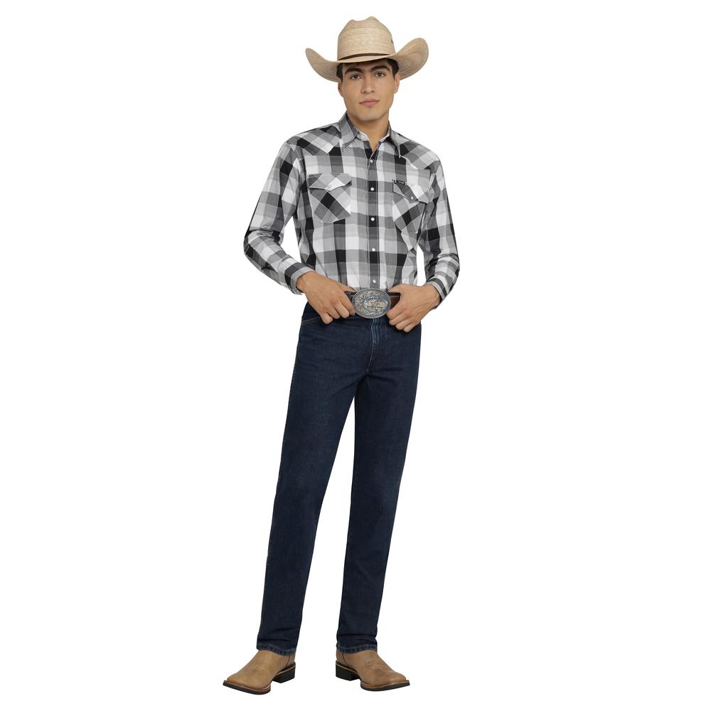 Foto 5 pulgar | Camisa Vaquera Wrangler Hombre Painted Desert Regular Manga Larga 526 Negro