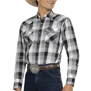 Foto 5 | Camisa Vaquera Wrangler Hombre Painted Desert Regular Manga Larga 526 Negro