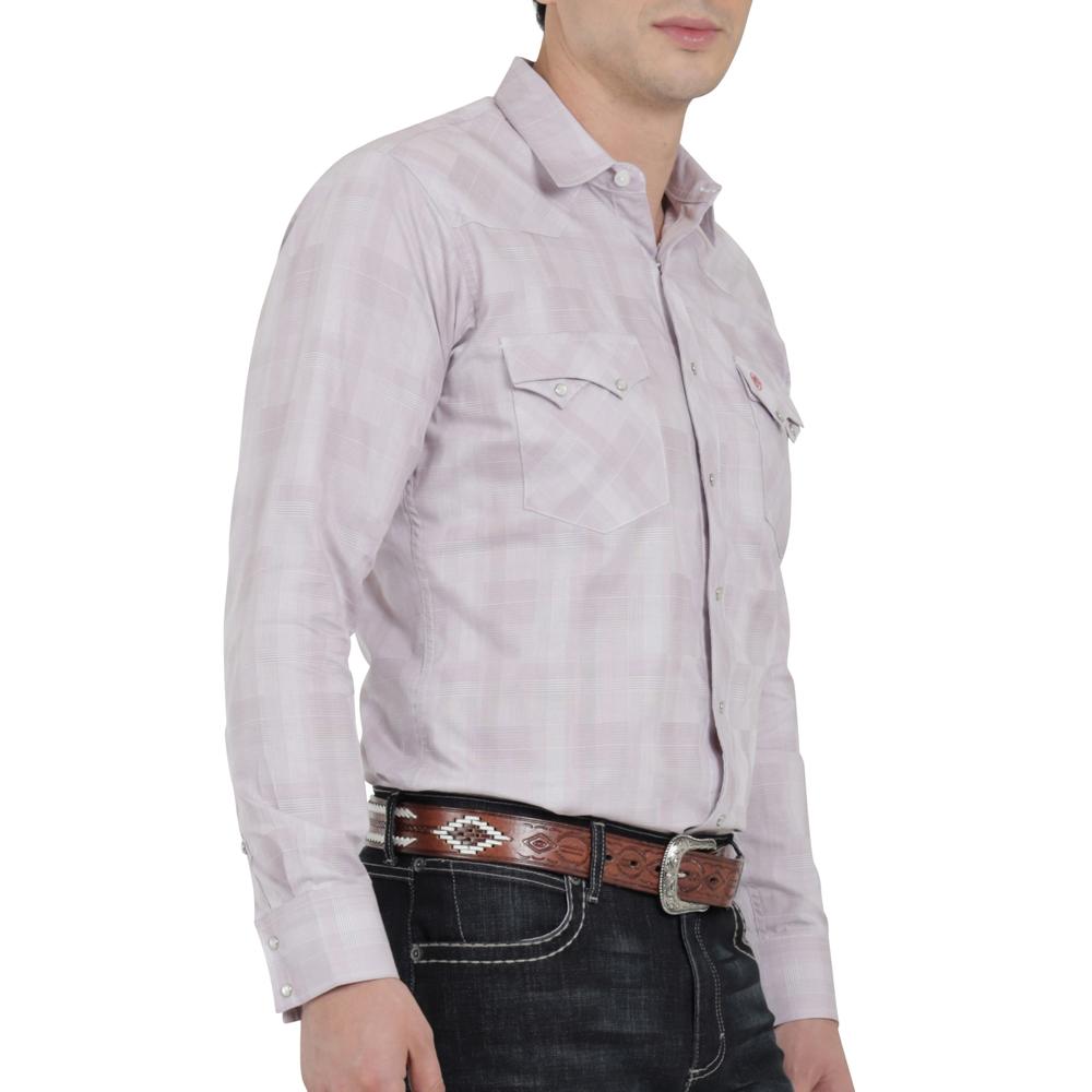 Foto 6 pulgar | Camisa Vaquera Wrangler Hombre Western Fashion Slim Manga Larga 925 Verde