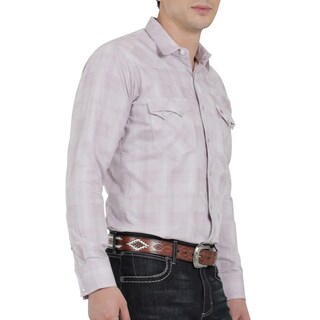 Foto 5 | Camisa Vaquera Wrangler Hombre Western Fashion Slim Manga Larga 925 Verde