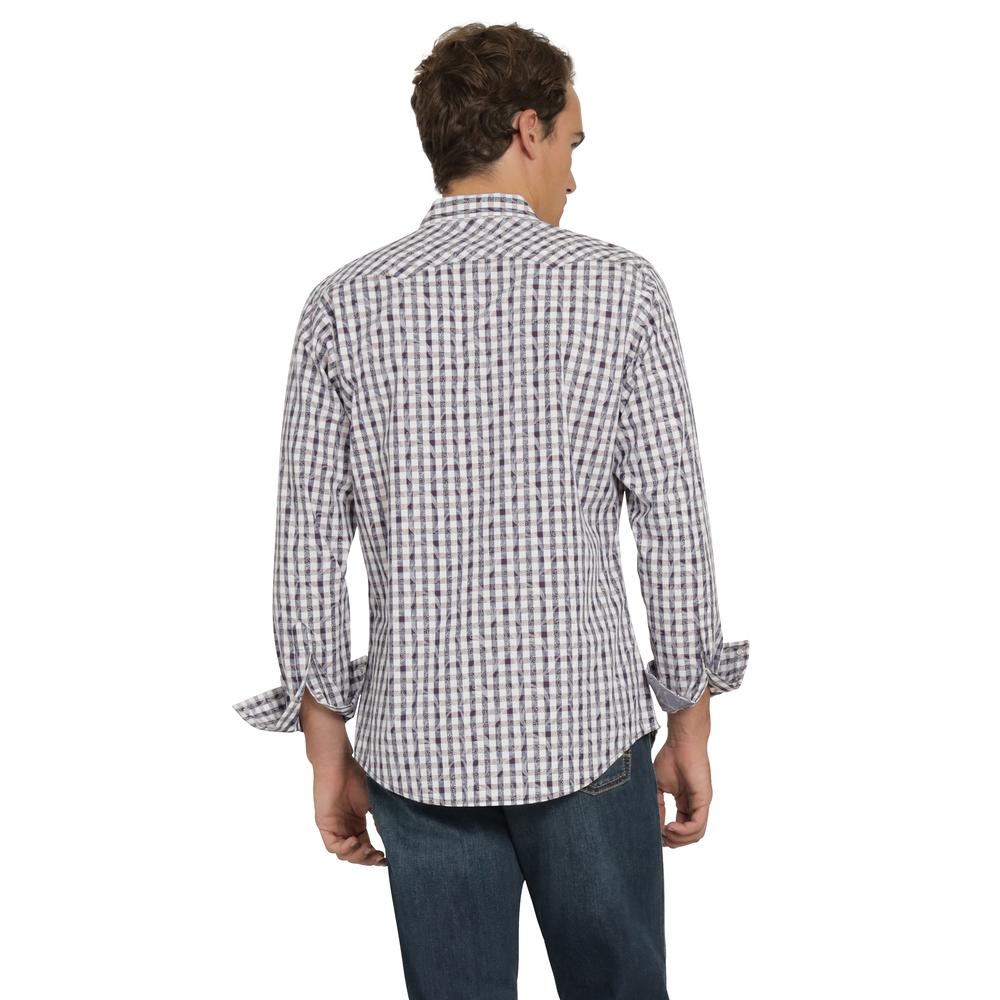 Foto 4 pulgar | Camisa Vaquera Wrangler Hombre Retro Slim Manga Larga 513 Violeta