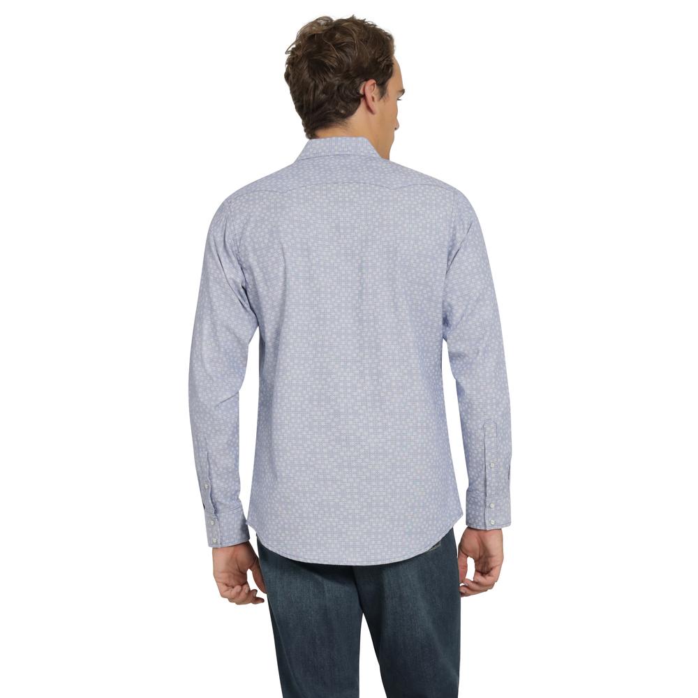 Foto 4 pulgar | Camisa Vaquera Wrangler Hombre Retro Slim Manga Larga 535 Azul Cielo
