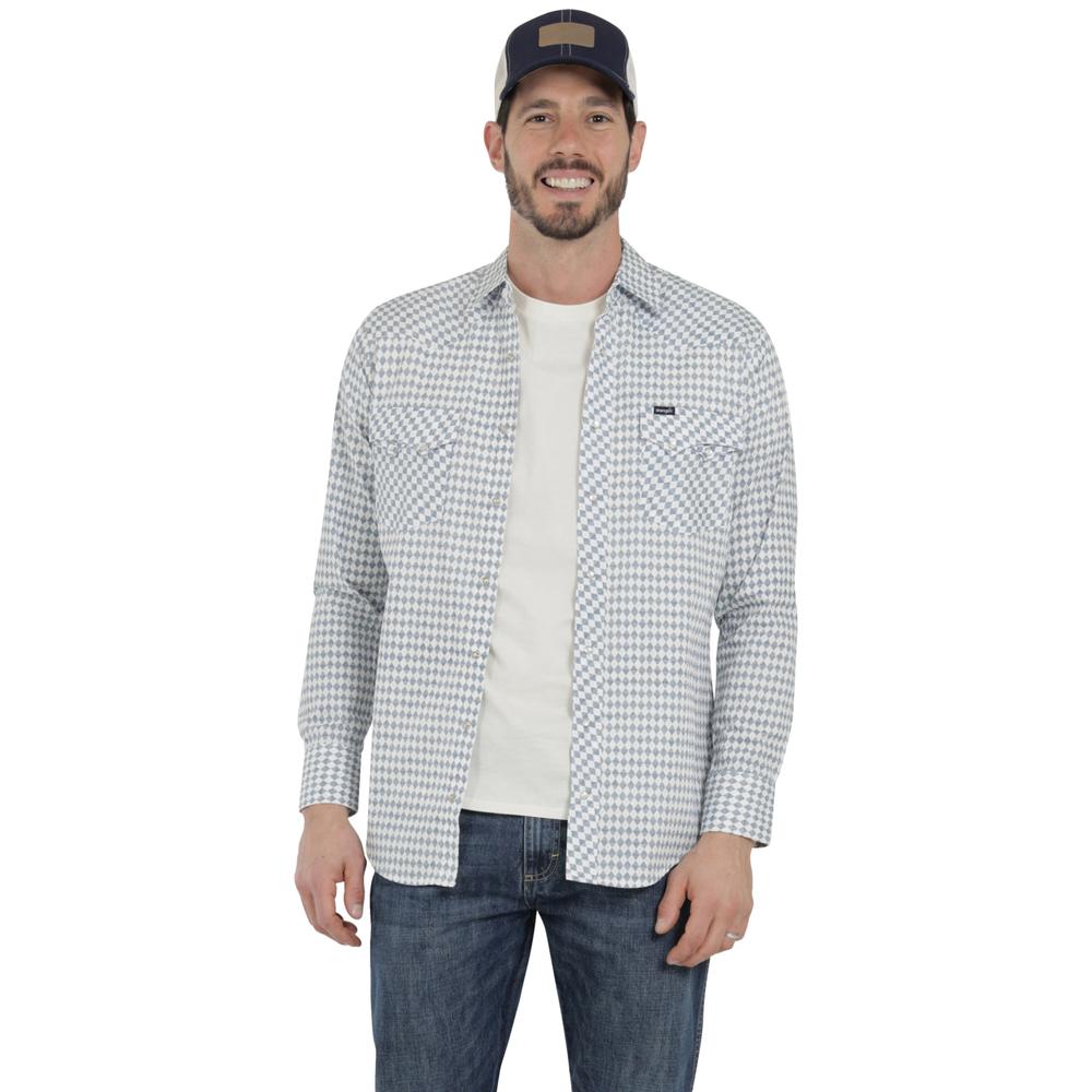 Foto 2 pulgar | Camisa Vaquera Wrangler Hombre 20 Extreme Slim Manga Larga 820 Multicolor